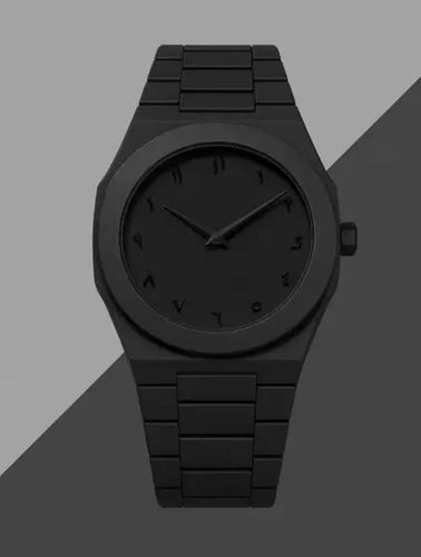 Aura Watch – Minimalist Black Luxury Wrist Watch for Men & Women