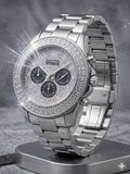 ChronVeil Crystal Bezel | Gold & Silver Watch