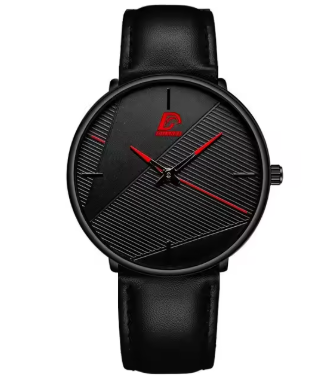 ChronVeil Obsidian | Ultra-Thin Minimalist Men's Watch