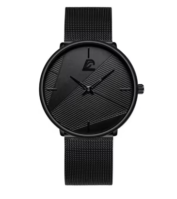 ChronVeil Obsidian | Ultra-Thin Minimalist Men's Watch