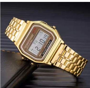 ChronVeil Vega | Retro Digital Steel Watch