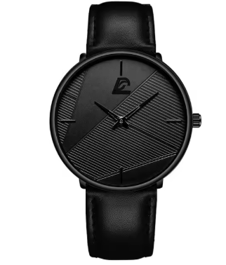 ChronVeil Obsidian | Ultra-Thin Minimalist Men's Watch