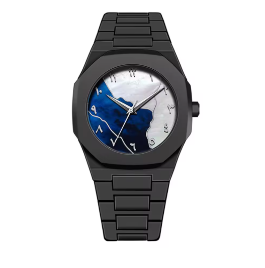Aura Watch – Minimalist Black Luxury Wrist Watch for Men & Women